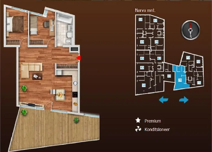 Kreutzwaldi Penthouse Szálloda *